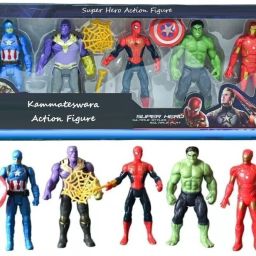 Action Figure Toy Set in Action Toy for Kids (Set of 5 Superheroes)-image-117
