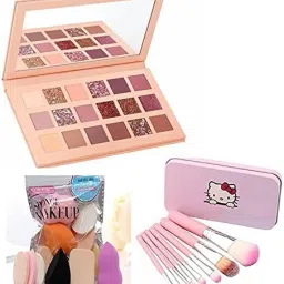 WATELLO Eye Shadow Palette 18 Shade in 1 Kit combo-image-24