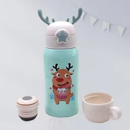 Stainless Steel Water Bottle for Kids Steel Sipper Bottle Water Bottle for Boys 500 ml Water Bottle-image-3