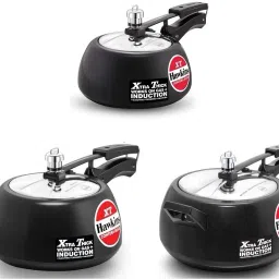 Contura Black Hard Anodized Pressure Cooker 2 L(CXT20),3L(CXT30) & 5L (CXT50) 2 L, 3 L, 5 L Induction Bottom Pressure Cooker-4