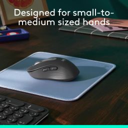 Logitech M650 Silent -Small to Medium Sized Hands Wireless Ambidextrous Optical Mousewith Bluetooth image 3