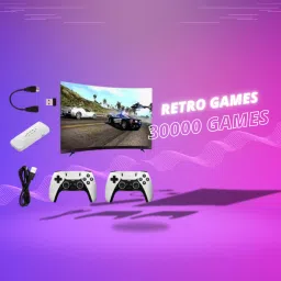 COUNTACH Retro M22 Game Stick Video Game Console 30000+ Games with 2 Wireless Controllers 30000+ Game GB with 30000+ Game,GTA,God of War, Tekken 6, Mario Contra , Street Fighter, Retro Games image 3