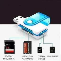Lipzie Red Champion 4-in-1 USB 2.0 Multi-Card Reader – Premium All-in-One Memory Card Card Reader image 5