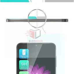 BizzBoxx Tempered Glass Guard for iQOO Neo 10R 5G, iQOO Neo 10R, iQOO Neo 10 R, Neo10R, iQOO Neo 10R Glossy, temper glass, screen guard, Fingerprint Working, Screen Protector, 6.78 Inch With Installation Kit image 3