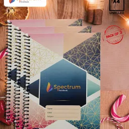 Spiral Notebook A4 Notebook PLAIN AND UNRULLED 180 Pages-image-91