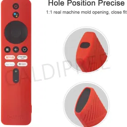 caldipree Front & Back Case for Redmi Xiaomi MI Smart TV Remote Control Silicone Cover with Loop image 2