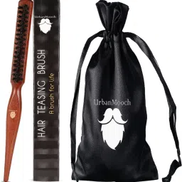 Bristle Wooden Teasing Hair Brush for Root Teasing to Add Growth-image-5