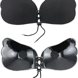 Invisible Silicone Gel Self Adhesive Backless Reusable Stick on PushUp Bra DN118 Nursing Breast Pad-image-79