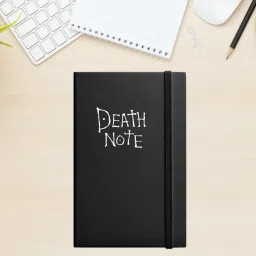 Death Note Diary Anime | Journal | Notebook with Elastic Band A5 Diary Ruled 174 Pages-82
