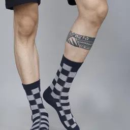 dollar Men Self Design Calf Length-picture-13