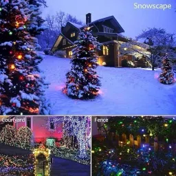 suj 42 LEDs 15 m Multicolor Color Changing, Flickering, Steady Bell Rice Lights image 3