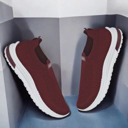 Free Kicks M7-108 Lightweight Slip On Sneakers For Women-image-59