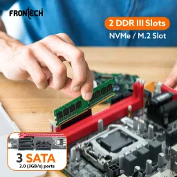 Frontech H61/1155 DDR3 LGA 1155Socket Micro-ATX Intel H61 ExpressChipset DDR3 Motherboard for Desktop image 3