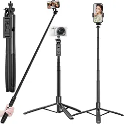 Gadgetzilla for Make up, Selfie, Vlogging & Photo Shoot, Selfie stick with Bluetooth Remote Visit the Kratos Store Bluetooth Selfie Stick-10