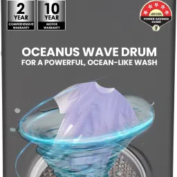 8 kg Powerful Storm Pulsator, Custom Wash Cycles with Quick Wash, Near Zero Pressure Technology, Dual Magic Filter Fully Automatic Top Load Black, Grey-13