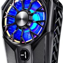Rhobos Smartphone Cooling Fan with LED Display Cooling Pad-12