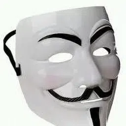 V for Vendetta Anonymous Guy Fawkes Plastic Mask - white pack of 1 Party Mask-image-52