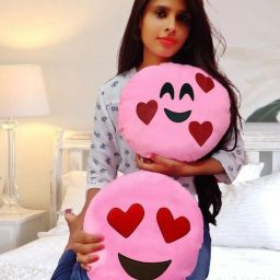 Microfibre Smiley Cushion Pack of 2-image-11
