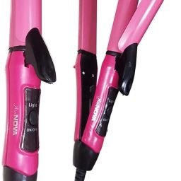 2in1 Professional Solid Smooth Ceramic Hair Curler Curling Iron-image-49