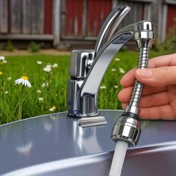 SG14 Turbo 360° Flexible Sprayer 2 Mode Tap Jet & Shower Kitchen Sink Cleaning Turbo 360° Flexible Sprayer 2 Mode Tap Jet & Shower Kitchen Sink Cleaning Health Faucet-9