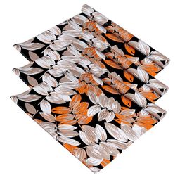 Kuber Industries 3 Pcs Brown & Beige Printed Anti-Skid Kitchen Shelf Liner-41