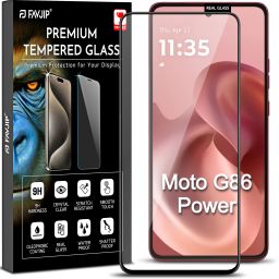 FAVJIP Edge To Edge Tempered Glass for Motorola G86 Power 5G, Motorola G86 Power, Moto G86 Power, Self Adhesive Screen Guard Protector with Easy Installation Kit-image-23