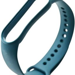 Microcart Silicone Strap for models Xiaomi Mi Band 5 and Mi Band 6, with Plain design and Teal color (Device not included) Smart Band Strap-image-42