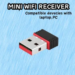 FRONY (Wi-Fi Receiver) with Multi-Device Connectivity For All Pc System and LaptopA148 USB Adapter-28