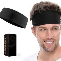 Headband for Men & Women Head Band Strapless Sports Sweat Band for Gym Hair Band Fitness Band-57