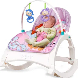 Springtime Fun Newborn to Toddler Rocker Bouncer turn Recline Chair Rocker-picture-17