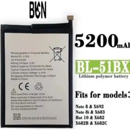 BKN Mobile Battery For INFINIX BL-51BX Original Mobile Battery for Infinix Note 8 X692, Infinix Hot 10-image-50