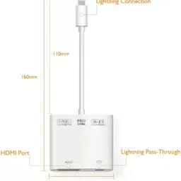Etzin 2 in 1 Plug and Play Digital AV Connector 0.05 m HDMI Adapter USB Adapter image 4