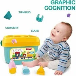 himanshu tex Baby First Blocks Color & Shape Toy Educational Sorting Box for Kids Toys image 3