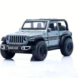 1:36 Scale Die-Cast Thar Jeep Toy Car Pull Back Openable Door & Metal Body-image-21