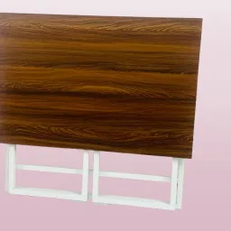 housetech FOLDING TABLE DOOR TYPE LEG BIG Engineered Wood Study Table image 3