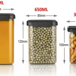 cloudhead Plastic Grocery Container - 350 ml, 650 ml, 900 ml image 2