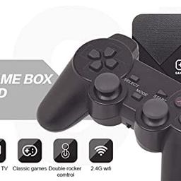 gsh Video Game Box G5 WiFi 4K HD Super Console X 20+ Emulator 30000+ Gamesgames Retro TV Box Video Game Player for CPS, Gb, Gba, Gbc, and Wireless Gamepad Controller. (64 Gb), Black image 3