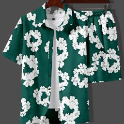 Shirt Chino Shorts Western Set-image-26