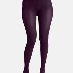 Theater Women Purple Solid Stockings-picture-19