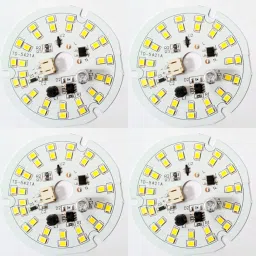 Pack of 4 - ACDC/ Emergency bulb DOB, 220V-AC & 4V-DC Light Electronic Hobby Kit-12