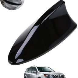 Unique New Design Shark Shape Waterproof Black Shinny Antenna For Car-321 Universal Black Waterproof Car Roof Shark Antenna-321 Satellite Vehicle Antenna-image-25
