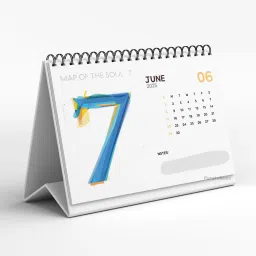 purplebees BTS Desk Calendar with Notes section with BTS Photos for Army Fans | CAL-25-2 2025 Table Calendar image 3