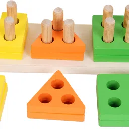 Wooden Colour and Shape Recognition Sorting Toy For Kids-picture-20