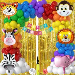 Solid Birthday Decoration Items Pack Of 57 Balloons For Birthday Decorations Kit New Balloon-16