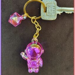 - Crystal Astronaut Keychain & Keyring – For Bags , Bike , Car , Home, School Key Chain-image-44