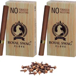 royal swag Herbals Tobacco & Nicotine Free 20 Cigarette for Relieve Stress clove Flavour Smoking Cessations-picture-21