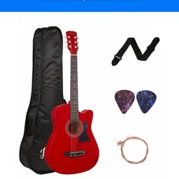 juarez JRZ38C/RED Acoustic Guitar Linden Wood Ebony Right Hand Orientation-picture-10
