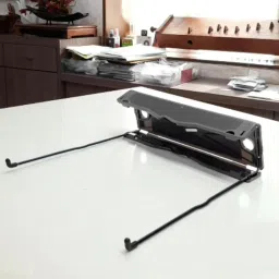 Infomate Portable Laptop Stand with Metal Rods - Grey Laptop Stand-35