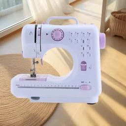 Electric Tailor Machine with Auxiliary Winding Device and 12 Floral Stitches Electric Sewing Machine-image-39