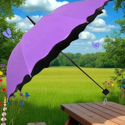 Travel Compact Magic Umbrella 3 Fold Umbrella for Girls, Women_9150 Umbrella-image-77